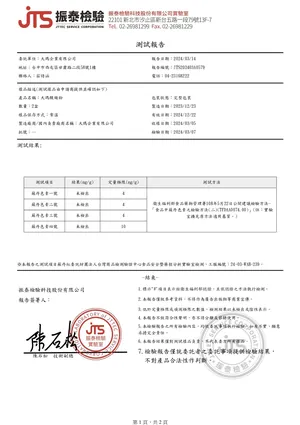 振泰 蘇丹紅檢驗報告